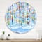 Designart - Jewelry of Sea Shell and Beads - Traditional Metal Circle Wall Art